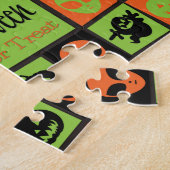 Halloween mozaïek legpuzzel (Zijkant)