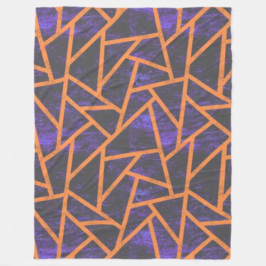 Halloween mozaïekrob fleece deken (Voorkant)