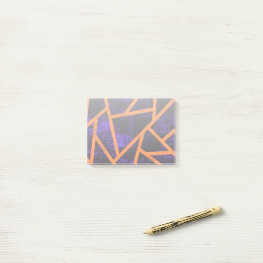 Halloween mozaïekrob post-it® notes (Op bureau)