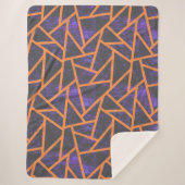 Halloween mozaïekrob sherpa deken (Voorkant)