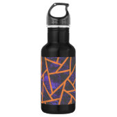 Halloween mozaïekrob waterfles  (Voorkant)