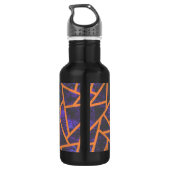 Halloween mozaïekrob waterfles  (Achterkant)