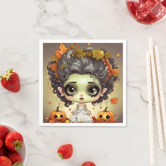 Halloween Ms. Frankenstein Servet (Insitu)