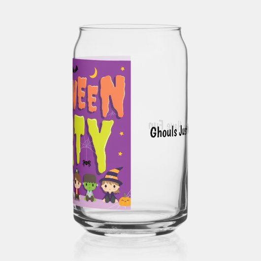 Halloween mug blikvorm glas (Links)