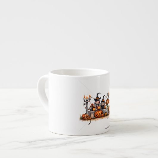 Halloween mug espresso kop (Links)