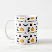 Halloween mugs with a cat theme koffiemok (Links)