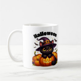 Halloween mugs with a cat theme koffiemok