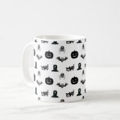 Halloween mugs with a cat theme koffiemok (Voorkant links)