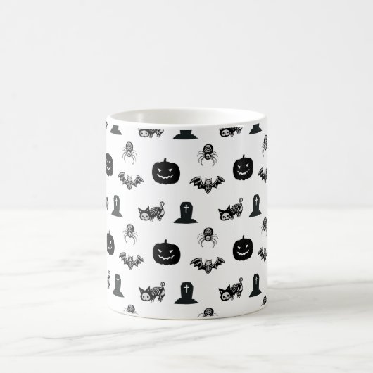 Halloween mugs with a cat theme koffiemok (Center)