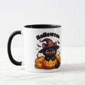Halloween mugs with a cat theme mok (Links)