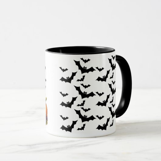 Halloween mugs with a cat theme mok (Voorkant rechts)