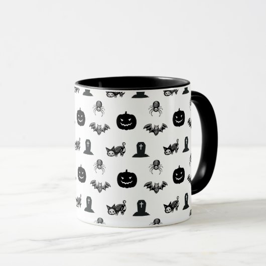 Halloween mugs with a cat theme mok (Voorkant rechts)