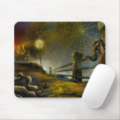 Halloween-Muismat/gehakt-sceen Muismat (Met muis)