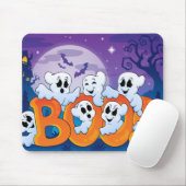 Halloween-Muismat/gehakt-sceen Muismat (Met muis)