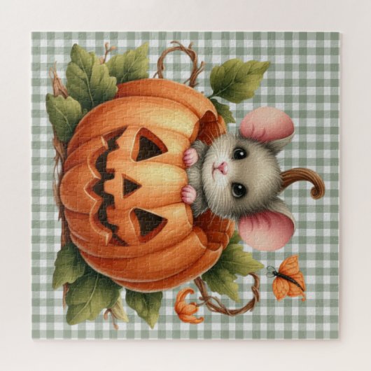 Halloween Muizenpuzzel Legpuzzel (Horizontaal)