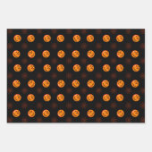 Halloween Mumie Pompoen Spinnenwebben Inpakpapier Vel (Voorkant 2)