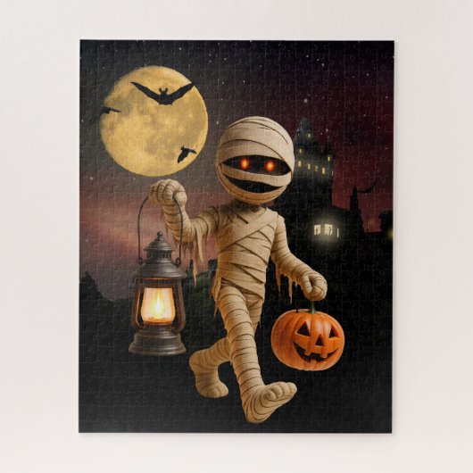 Halloween Mumie Puzzel (Verticaal)