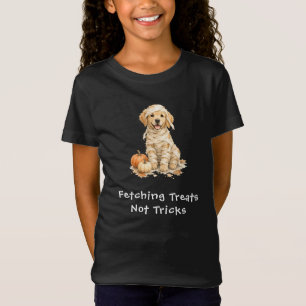 Halloween Mumie Schattige Golden Retriever Trucs T T-shirt