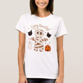 Halloween Mummie Dames T-Shirt (Voorkant)