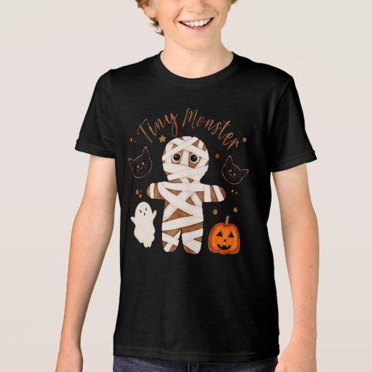 Halloween Mummie Kinder T-Shirt (Voorkant)