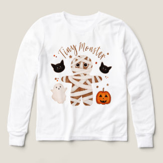 Halloween Mummie Kinderen Shirt Met Lange Mouwen