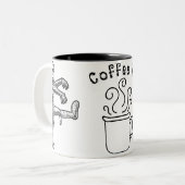 Halloween mummie leuke koffie ☕ Mok (Voorkant links)