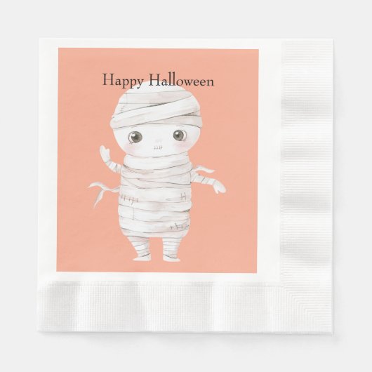 Halloween Mummie Servet (Voorkant)