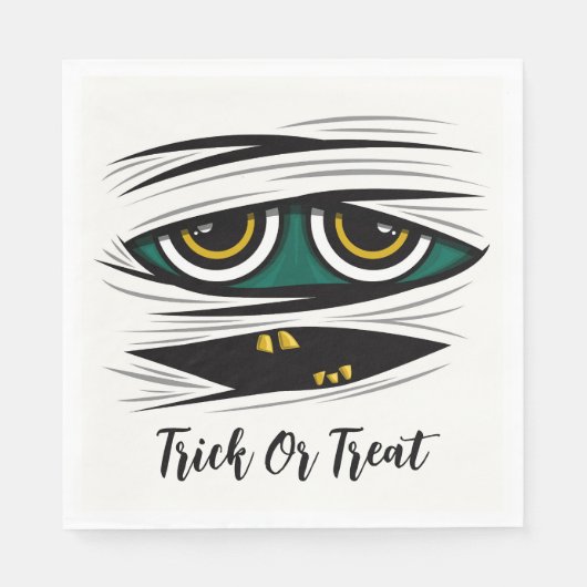Halloween Mummie Servet (Voorkant)