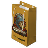 Halloween mummie skelet grappig citaat gepersonali klein cadeauzakje (Achterkant Gekanteld)