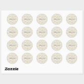 Halloween Mummie Wrap Ronde Sticker (Vel)