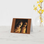 Halloween - Mummies 1 Kaart (Gele Bloem)