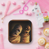 Halloween - Mummies 1 Papieren Bordje (Feest)