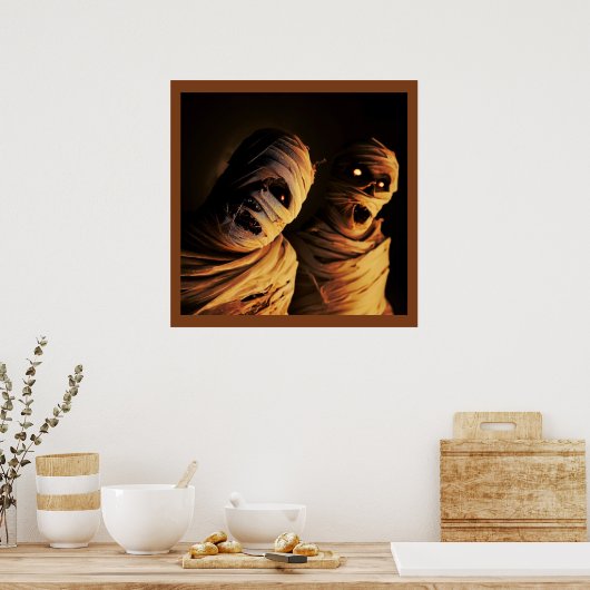 Halloween - Mummies 1 Poster (Keuken)