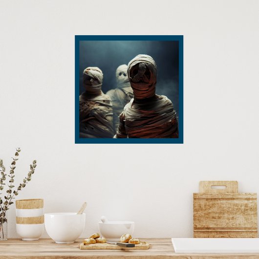 Halloween - Mummies 2 Poster (Keuken)