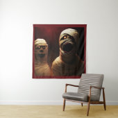 Halloween - Mummies 3 Wandkleed (In situ)