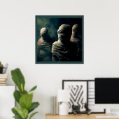 Halloween - Mummies 4 Poster (Thuiskantoor)