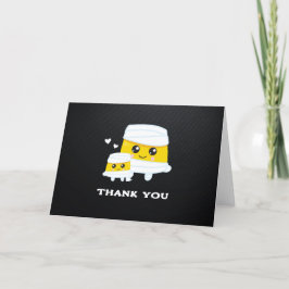 Halloween Mummy Baby shower Bedankkaart