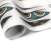 Halloween Mummy Cadeaupapier (Rol Hoek)