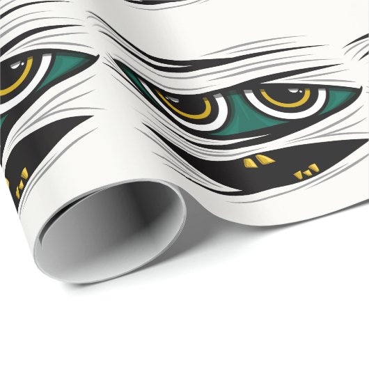 Halloween Mummy Cadeaupapier (Rol Hoek)