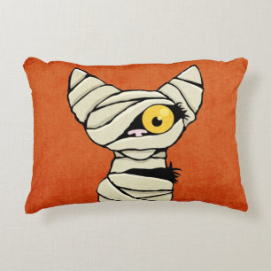 Halloween Mummy Cat Decoratief Kussen