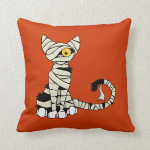Halloween Mummy Cat Reversible Kussen