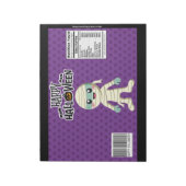 Halloween Mummy Chip Bag Wrappers Party Favorieten Notitieblok (Linkerzijde)
