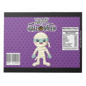 Halloween Mummy Chip Bag Wrappers Party Favorieten Notitieblok (Voorkant)