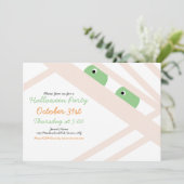 Halloween Mummy Costume Party White Kaart (Staand voorkant)