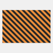 Halloween Mummy Eyes/Bats/Stripes Oranje ID685 Inpakpapier Vel (Voorkant 3)