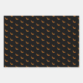 Halloween Mummy Eyes/Bats/Stripes Oranje ID685 Inpakpapier Vel (Voorkant 2)