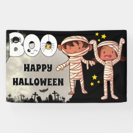 Halloween mummy kinder graveyard boe full moon spandoek
