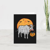 Halloween Mummy Koe Trick Treat Boerderij Kostuum  Kaart (Voorkant)