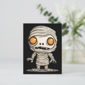 Halloween Mummy Model Briefkaart (Staand voorkant)