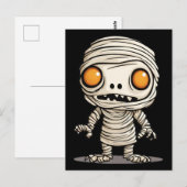 Halloween Mummy Model Briefkaart (Voorkant / Achterkant)